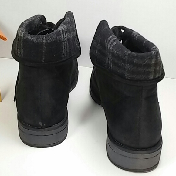 Lace Up Brown Ankle Cuff Mountain Boots sz 7.5 - Picture 5 of 8